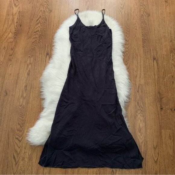 Johnny Was Dark blue Dress Size XS Slip adjustable straps bell sleeve - Picture 9 of 16